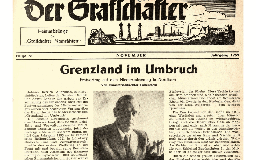 Der 40. Niedersachsentag 1959 in Nordhorn im Zeichen des Emslandplans