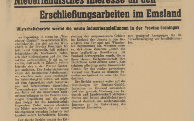 Die niederländische Presse blickt auf den Emslandplan